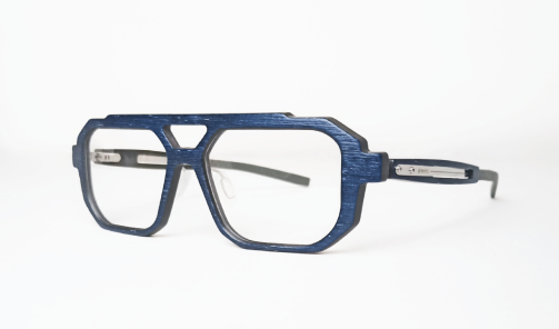 Оправа BREVNO HD70 синяя береза, прозрачный