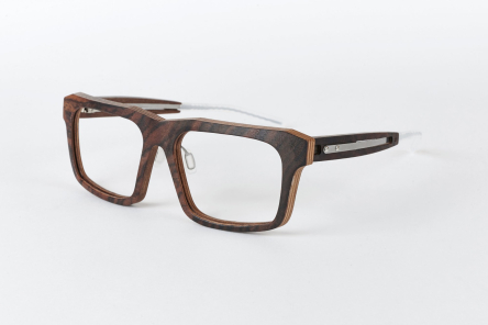 Оправа BREVNO JD20 корень ореха, прозрачный