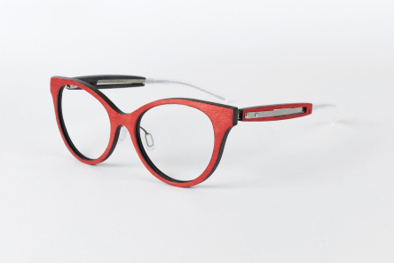 Оправа BREVNO F460 красная береза, прозрачный